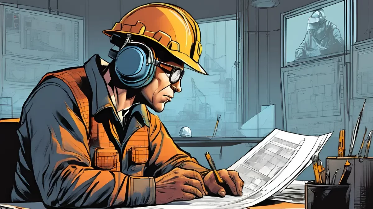 Un esperto di sicurezza mentre studia il contenuto della Nuova Nota sulla Patente a Crediti